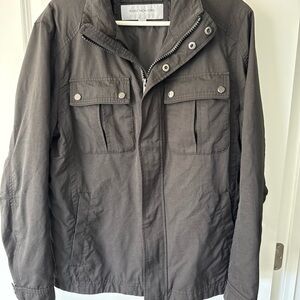 Marc New York Andrew Marc Jacket Coat Full Zip/Snap Black Large Outerwear